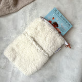 Snow Day Sherpa - Zippered Book Sleeve