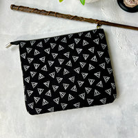 Deathly Hallows Silver Harry Potter e-reader Zippered Sleeve