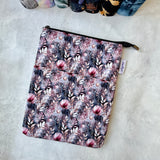 Misty Rose Garden - Zippered Book Sleeve