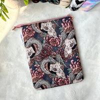 Nocturne Rose - Zippered Book Sleeve