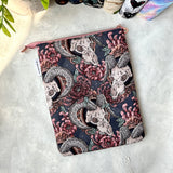 Nocturne Rose - Zippered Book Sleeve