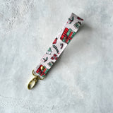 Cozy Christmas - Fabric Keychain Wristlet