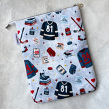 Hockey Romance - First Period - Zippered Book Sleeve