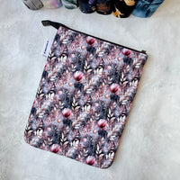Misty Rose Garden - Zippered Book Sleeve