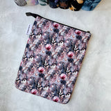 Misty Rose Garden - Zippered Book Sleeve