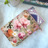 Rose Garden - Zippered Book Sleeve