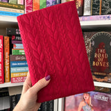 Sweater Weather - Crimson - Fabric Dust Cover