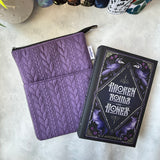 It’s Sweater Weather - Amethyst - Zippered Book Sleeve
