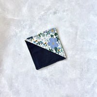 Rifle Paper Co Blue Floral Fabric Bookmark
