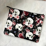 Skulls and Roses Tablet Zippered Sleeve