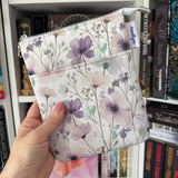 Wildflower Whispers - Water Resistant - e-reader Zippered Sleeve