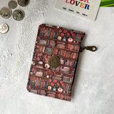 Mini Wallet - Antique Bookshelf