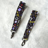 True Crime - Fabric Keychain Wristlet