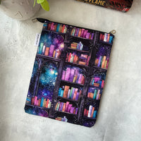Enchanted Bookshelf -  Zippered Book Sleeve
