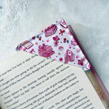Bookish Valentine -  Fabric Bookmark