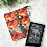 Grungy Autumn - Water Resistant e-reader Zippered Sleeve