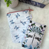 Waves of Stitch  -  Zippered Book Sleeve