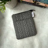 It’s Sweater Weather - Storm -  Zippered Book Sleeve