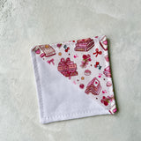Bookish Valentine -  Fabric Bookmark