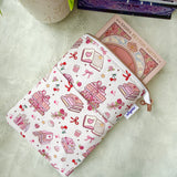 Bookish Valentine -  Zippered Book Sleeve