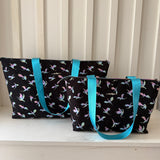 Iridescent Dragons Tote Bag
