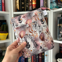 Rose & Grey - e-reader Zippered Sleeve