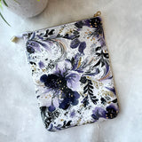 Lavender & Ink - Water Resistant - Zippered Book Sleeve