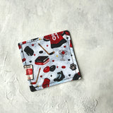 Hockey Romance - Third Period - Fabric Bookmark