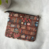 Antique Bookshelf e-reader Zippered Sleeve