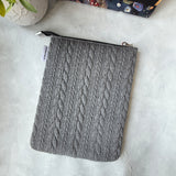 It’s Sweater Weather - Storm -  Zippered Book Sleeve