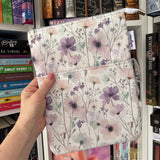 Wildflower Whispers - Water Resistant Zippered Book Sleeve