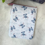 Waves of Stitch  -  Zippered Book Sleeve