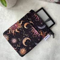 Celestial Suns & Moons e-reader Zippered Sleeve