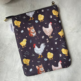 The Chick & Squirrel Society - Zippered Book Sleeve
