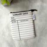Library Card e-reader Zippered Sleeve