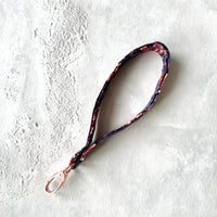 Gilded Roses - Fabric Keychain Wristlet
