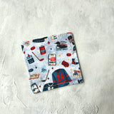 Hockey Romance - Second Period - Fabric Bookmark