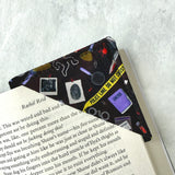 True Crime Fabric Bookmark
