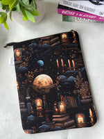 Night Library  -  Zippered Book Sleeve