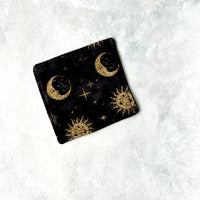 Suns & Moons Fabric Bookmark on