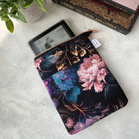 Night Peonies - e-reader Zippered Sleeve