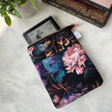 Night Peonies - e-reader Zippered Sleeve