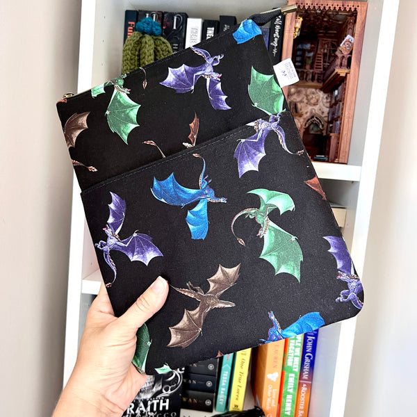 Dragons -  Zippered Book Sleeve