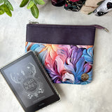 Rainbow Fractals e-reader Zippered Sleeve