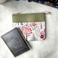 Pastel Forest e-reader Zippered Sleeve