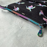 Iridescent Dragons  -  Zippered Book Sleeve