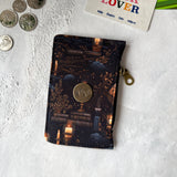 Mini Wallet - Night Library