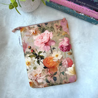 Rose Garden - Zippered Book Sleeve