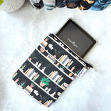 Cute Bookshelf  - e-reader Zippered Sleeve