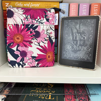 Petals & Prose - Water Resistant - e-reader Zippered Sleeve